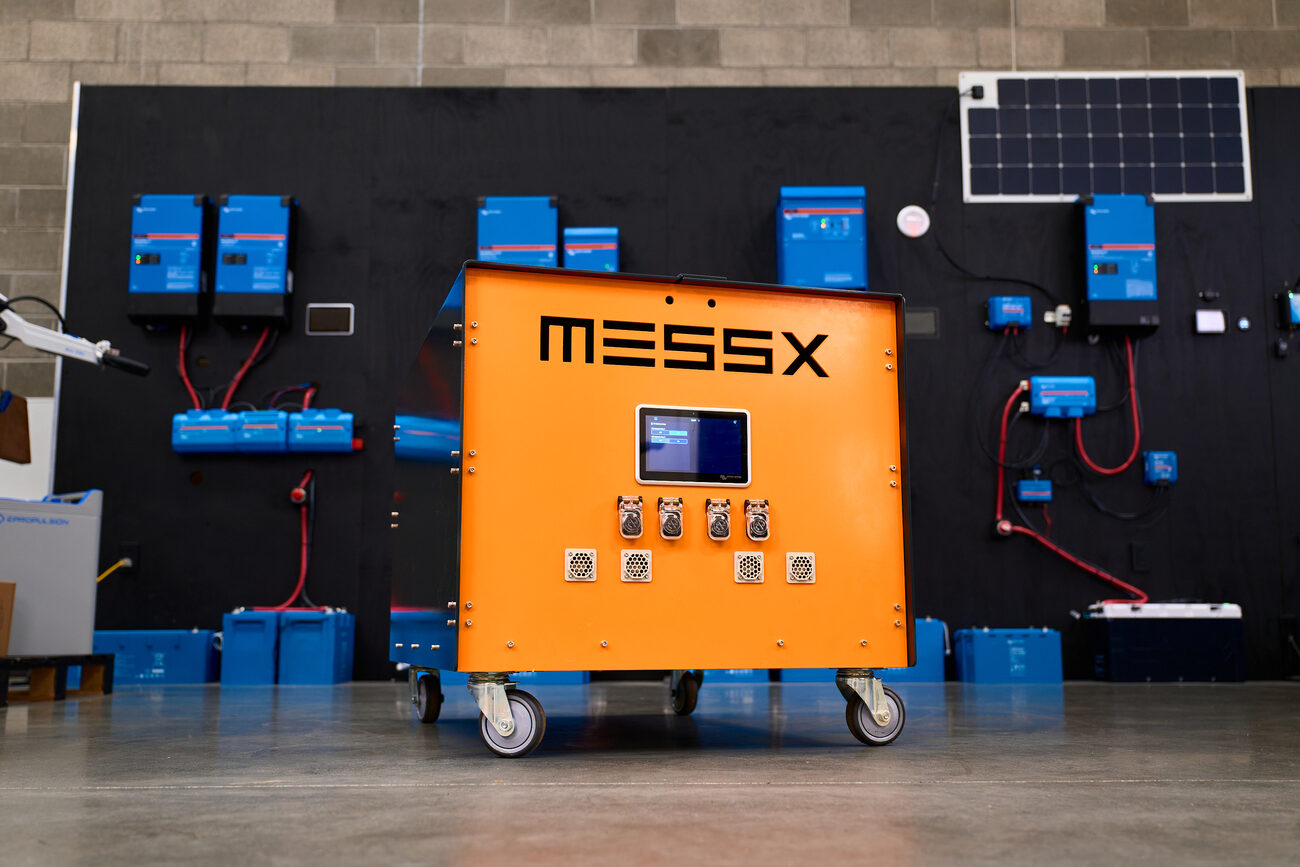 MESSX 10K front view on casters